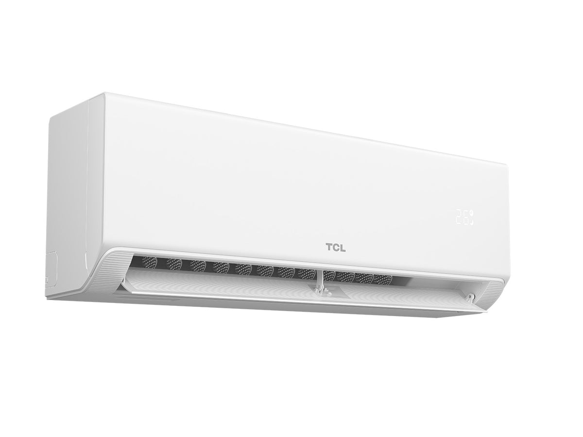 TCL BreezeIN 2.0 indoor air conditioner left angled view, representative manufacturer series photo