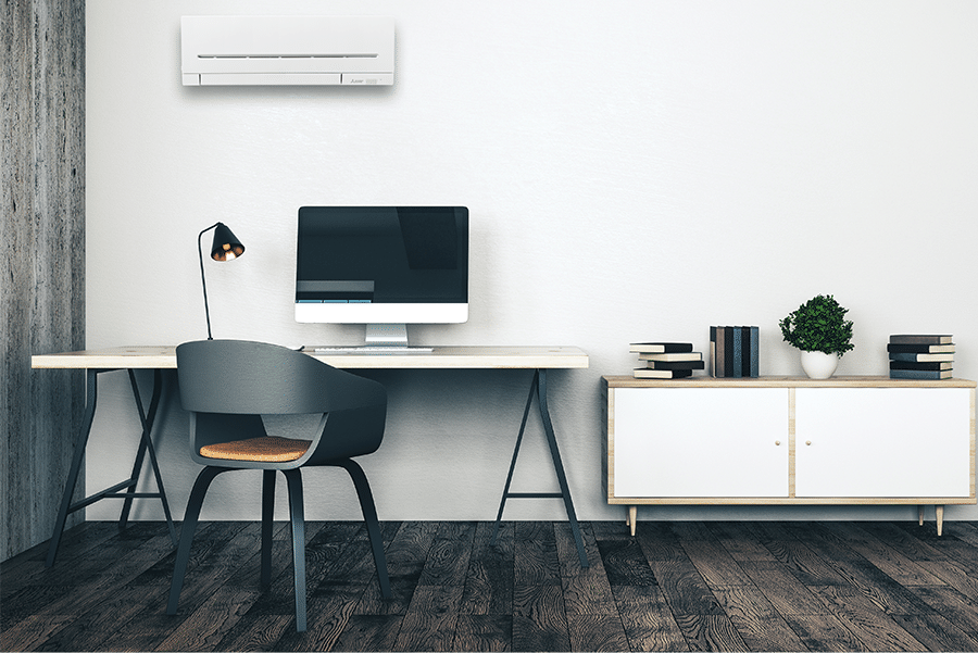 AP Mini home-office installation example; manufacturer illustration, installation not included