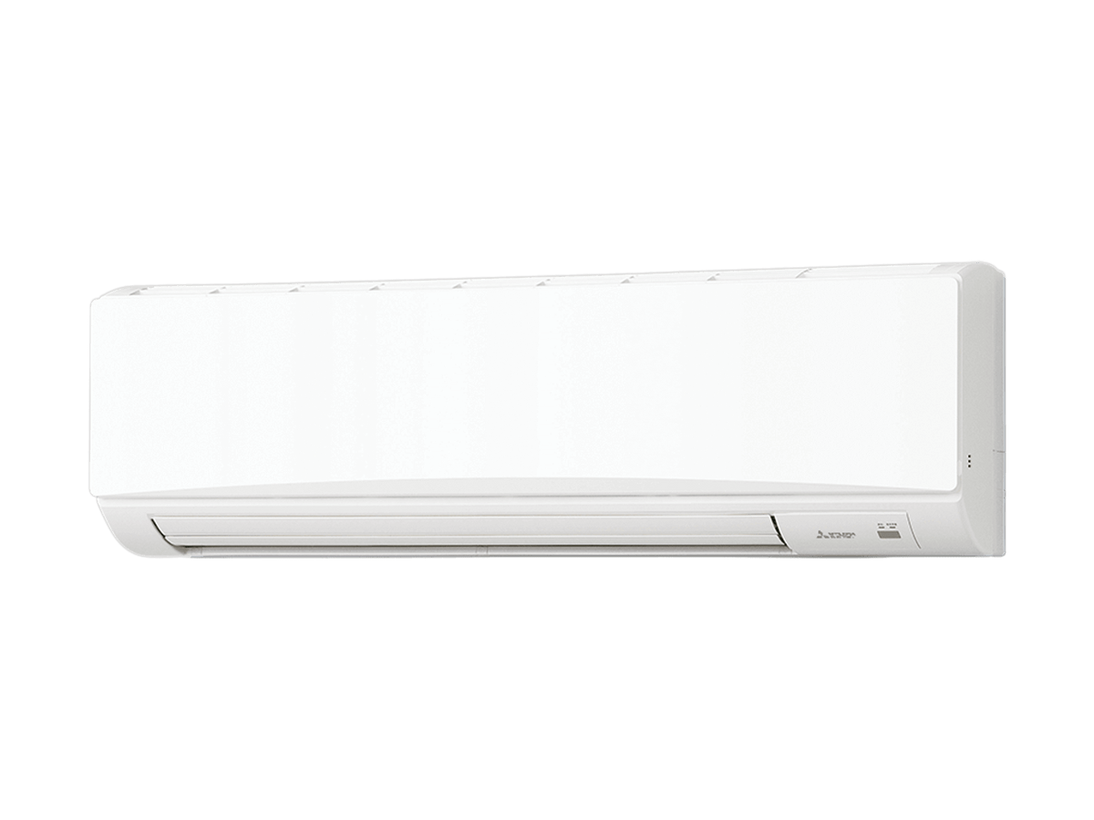 Mitsubishi Electric AS90 indoor unit angled view, manufacturer series image